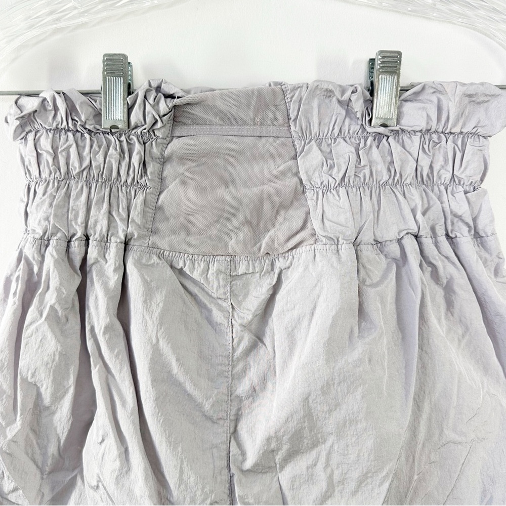 Free People Movement Gray Nylon Boxer Shorts Size M Fitness Casual Workout - Picture 4 of 5